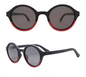 Our Connie Range Round Lens Wooden Veneer Sunglasses