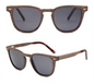 Our Teddie Range Square Lens Wooden Veneer Sunglasses