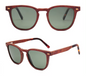 Our Teddie Range Square Lens Wooden Veneer Sunglasses