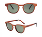 Our Fergie Range Round Lens Wooden Veneer Sunglasses