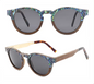 Our Thelma Range Round Lens Wooden Veneer Sunglasses