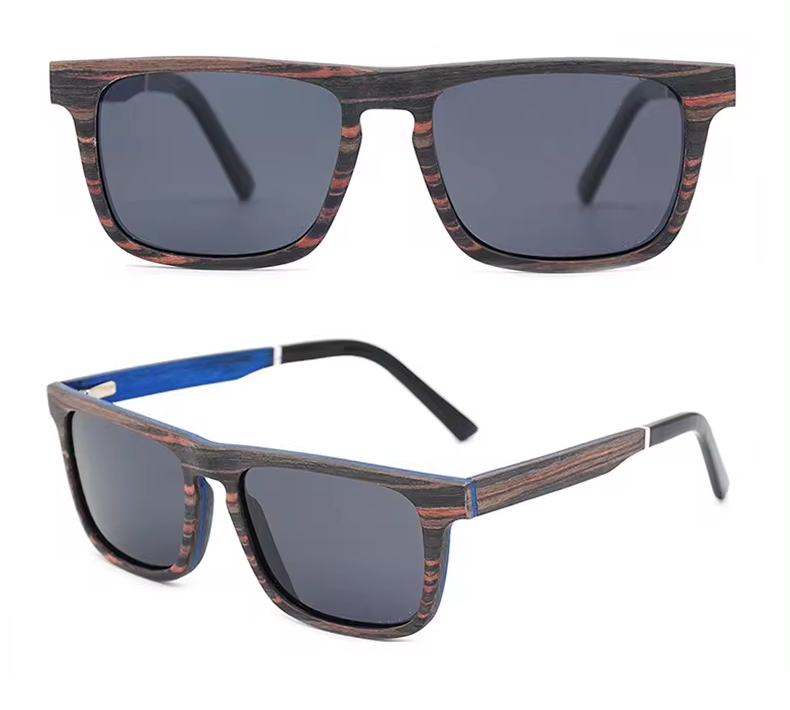 Our Gerrie Range Rectangle Wooden Veneer Sunglasses