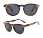 Our Ellison Range Round Lens Wooden Veneer Sunglasses