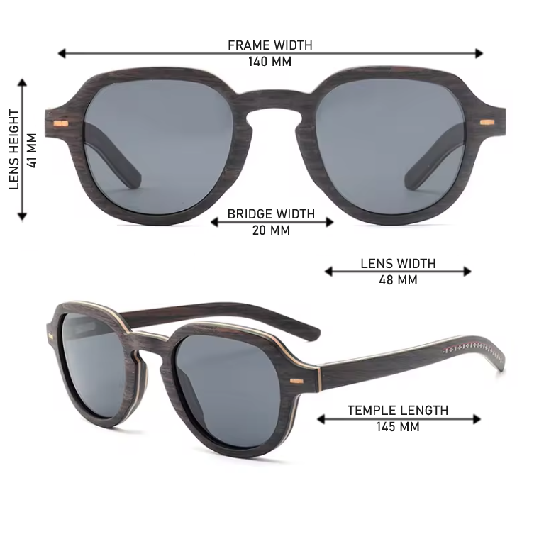 Our Alexus Range Flattop Sunglasses With Round Edgy Lenses