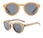 Our Robbyn Range Round Lens Wooden Veneer Sunglasses
