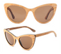 Our Lorren Range Cat Eye Wooden Veneer Sunglasses