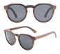 Our Chelsie Range Round Lens Wooden Veneer Sunglasses