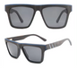 Our Matti Range Large Square Wooden Veneer Sunglasses