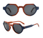 Our Laurance Range Round Lens Wooden Veneer Sunglasses