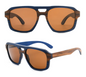 Our Newman Range Aviator Wooden Veneer Sunglasses