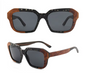 Our Heidie Range Oversized Wooden Veneer Sunglasses