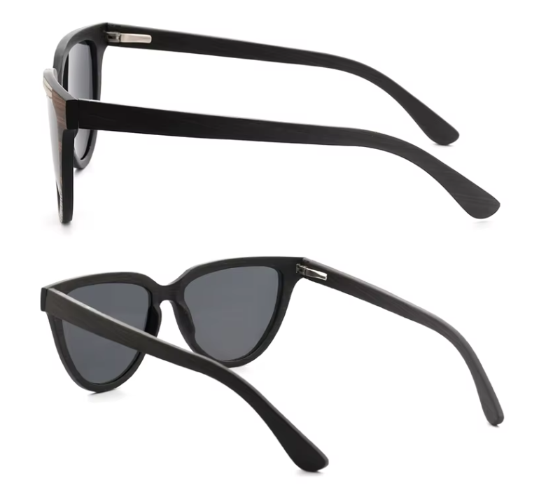 Our Katie Range Cat Eye Wooden Veneer Sunglasses