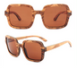 Our Baylie Range Oversized Wooden Veneer Sunglasses