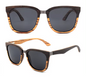 Our Dustyn Range Square Wooden Veneer Sunglasses