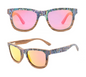 Our Brydie Range Square Lens Wooden Veneer Sunglasses
